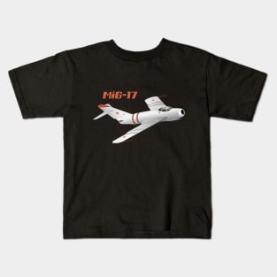 MiG-17 Soviet Jet Fighter Kids T-Shirt